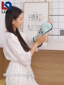 Velour Koala Quick-Dry Microfiber Bath Towel for Women - Soft Durable Fast Drying