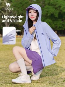 CAMEL | Rain And Sun Protection Softshell Jacket Short Slim Women