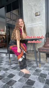 ชุดเซ็ตผ้ามัดย้อม (เสื้อ+กางเกง) งานแฮนเมด ย้อมเอง ฟรีไซส์ อก 40นิ้ว ผ้าคัทตอน สีสวยสดใส การันตรี