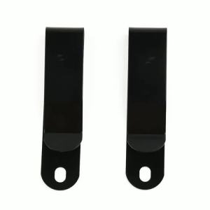 Brand New Steel Belt Clip Sheath Holster 62.5*15mm Electroplating Matte Black Manganese Small Tools Stainless Steel