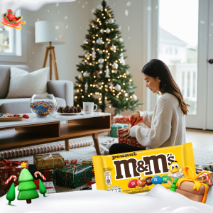 [Bundle of 5] M&MS Peanut Chocolate Single 37g Chocolate / Crunchy