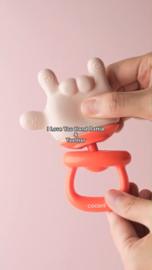 COCONI Breast-Shaped Silicone Bracelet Teether // Aman Bebas BPA & Portabel