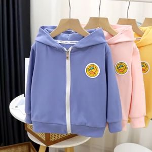 Authentic New Childrens Velvet Double-sided Casual Hooded Korean Fashion Warm Jacket For Boys And Girls