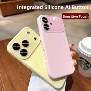 FENGNABAO | Magnetic Liquid Silicone Case for Apple iPhone All Versions