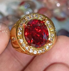 CINCIN BATU PAPARACA ORANGE SAPPIRE CATAM TOP QUALITY