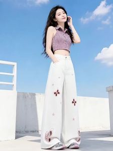 La Chapelle | Butterfly Cutout Ripped Harem Skinny Jeans