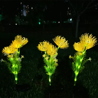 Outdoor Garden Decoration Solar Lights Shore Flowers Suitable for Outdoor Courtyard Lawn Decoration