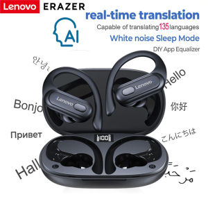erazer | ERAZER XT60PRO Sports Wireless Headphones Bluetooth Earphones HiFi Earbuds Noise Reduction Headset with Mic Earhook