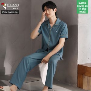 TUCANO | Breathable Thin Mens Sleepwear For Elderly Summer