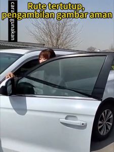 4PCS Sunshade Tirai Mobil Sarung Tirai Jendela Mobil SUV Anti Panas Cocok untuk Mobil Kecil & SUV