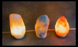 FULL SET Fire Bowl Shape - Himalayan Rock Salt Lamp - Lampu Garam Bukit Himalaya - Mangkuk Api