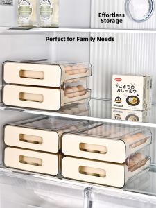 Kangfeng | Refrigerator Drawer Thickened Double Layer Egg Storage Box