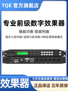 TQE X5数字前级效果器ktv家用防啸叫反馈抑制k歌混响电脑音频处理