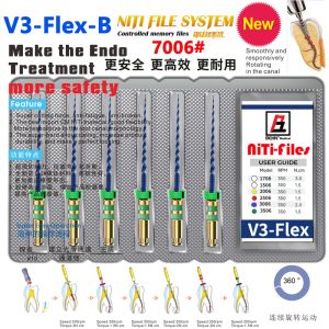 Dental Heat Activated Blue Flexible Endo Niti Files Canal Root Treatment Rotary E-Flex Dentist Tools Endodontic File Equipment