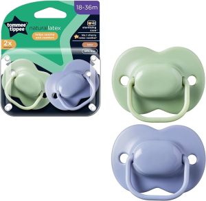 [New Arrival]  Tommee Tippee Cherry Latex Soother 18-36M 2 Pack