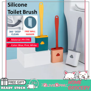 【Ready Stock】Silicone toilet brush Crevice Brush Brush Floor Cleaning Brush Bathroom Scrub Berus Tandas 清洁地刷-馬桶刷-清洁刷子