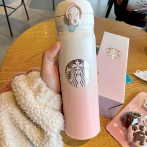 [READY STOCK] 500ml Blackpink Starbuck Thermos Cup Tumbler Thermal Flasks 304 Stainless Steel Water Bottle Vacuum Flask Mug Travel Pink Starbuck