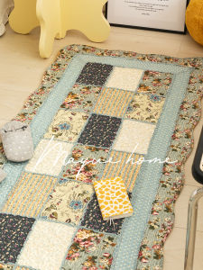 Thảm Phòng Khách Bằng Cotton Nguyên Chất Thảm Phòng Ngủ Chống Trượt Thảm Chân Vịt Thảm Bàn Trà Thảm Cổ Điển Pháp Thảm Trang Trí Nhà