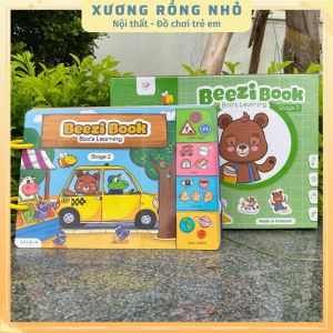 Đồ Chơi Học Liệu Bóc Dán BEEZI BOOK Phiên Bản Mở Rộng Thêm Nhiều Chủ Đề Cho Bé Từ 2-5 Tuổi Vui Chơi Học Tập