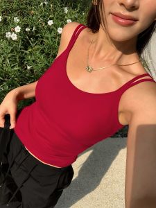 เสื้อกั๊กแขนกุดถักสีดำ NEVA HU สำหรับผู้หญิง พร้อมแผ่นเสริมหน้าอก ทรงเข้ารูป ทรงสลิม ฤดูร้อน 2025 เสื้อผ้าทำงาน