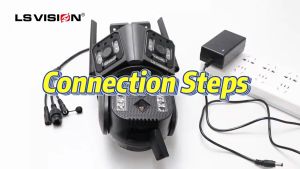 8K 16MP Three Lens WIFI CCTV Camera 10X Hybrid Optical Zoom Linkage PTZ Humanoid Tracking Home Security Camera Outdoor Waterproof Full Color Night Vision 24 Hours Video Recording IP Camera