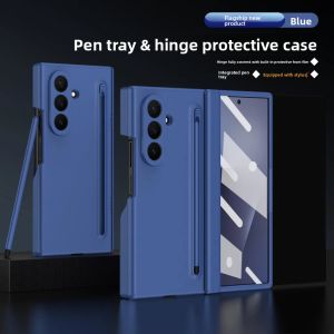 szhaiyu | Premium Phone Case For Samsung Galaxy Z Fold 8 7 6 5 4 Ultra TriFold With Front Screen Tempered Glass Film & S Stylus Pen Cover