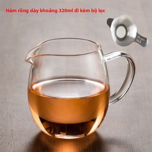Bình Trà Thủy Tinh Dày Chịu Nhiệt Có Van Phun Nước Dùng Để Chia Trà Theo Phong Cách Cung Đình Đồ Dùng Ăn Uống Truyền Thống