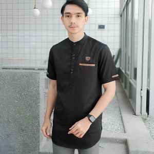 Baju Koko pria dewasa Tajol lengan pendek