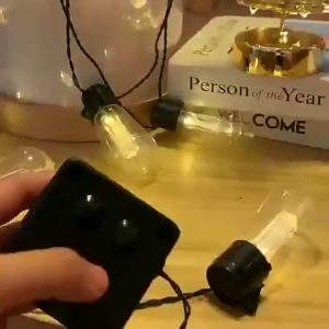 Christmas Decoration Lamp Solar String Light Outdoor Lighting Waterproof LED Bulb Garden Party Lights For Patio Holiday Wedding Lights