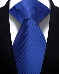 Solid Tie 7.5cm Necktie For Men Fashion Wedding Ties Slim Blue Gray Classic Neckties Men Business Jacquard Woven Classic Gravats