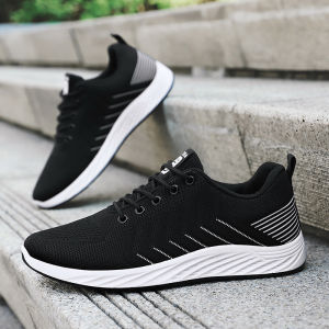 Casual Men Sport Shoes Outdoor Breathable Sneakers Kasut Lelaki Anti-Slip Regular Fit