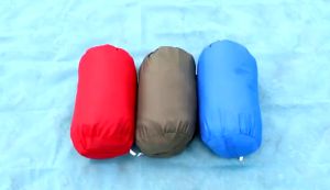 OUTDOORMORE Camping Sleeping Bag Envelope Folding Portable Travel Sleeping Bag Warm And Moistureproof