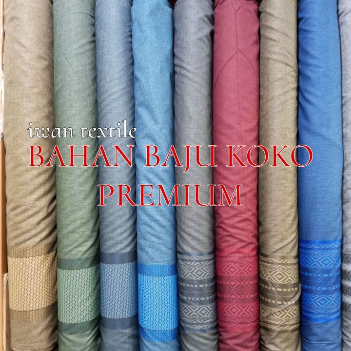 PROMO kain katun bahan baju koko kemeja gamis pria / wanita linen india