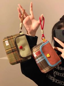 Contrast Color Data Cables Organizer Sanitary Pads Bag Large Capacity Cosmetic Bag Multipurpose Napkin Pouch Storage Bag