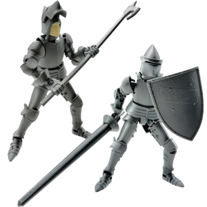 3D printed doll toy joint movable doll ornament creative decompression DIY assembly warrior doll