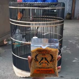 Pakan Burung Voer Komplit Super Spesial Gacor Extra Jangkrik & Madu Isi 150 Gram PT Salman Fishing Sukabumi