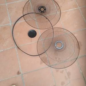 bộ lồng quạt cây điện cơcó cả đai khóa lồngmặt lạ