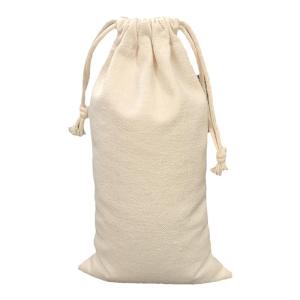 Thickened Canvas Cotton Bag Drawstring Storage Pouch for Small Items And Coins Pure Color Storage Bag with Rope from China