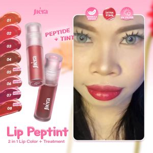[NEW SHADES] JIERA Lip Peptint dengan Fungsi 2 in 1 Lip Tint & Lip Care Perlindungan UV Ringan dan Tahan Lama