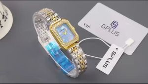 JAM TANGAN WANITA DEWASA MODEL KOTAK ADA MATA KOLEKSI TERBARU BULAN INI ZS-7854