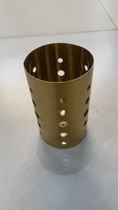 Ống Đựng Đũa OVAL inox Vàng 304 Loại Dày Cao 14.5cm-17.5 cm
