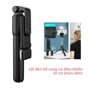 Gậy Selfie Bluetooth Có Điều Khiển Từ Xa Không Dây Có Thể Thu Vào Chân Máy Mini Cầm Tay Giá Đỡ Điện Thoại Di Động Đa Chức Năng Bằng Thép Không Gỉ