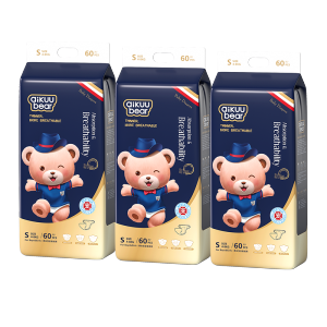 Ultra Thin Breathable Baby Diapers Aikuu Bear