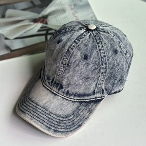 New Arrival Washed Distressed Baseball Cap Men and Women Couple Shopping Fashion Denim Peaked Cap Spring and Summer Leisure Sun Hat