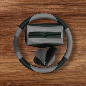 Cover Stir Mobil Pick Up/ Kijang Kapsul Pick Up/Kijang Kotak Pick Up/Hilux/Panther/Strada Triton/Carry 1.5/Grand Max/Ss T120/Zebra/ Variasi Pelindung Stir Universal Mobil Pick Up Lengkap Dengan Tempat Tisu Dan Bungkus Perseneling