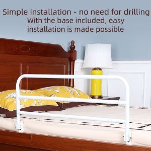 Anti-fall Anti-falling Bed Fence For The Elderly Auxiliary Rait-up Foldable Rait Armrest Household Non-perforated Bedside Guardrail
