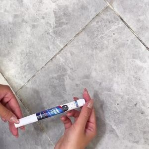 Tile Gap Restoration Pen Waterproof Mildew Resistant Grout Touch Up Marker Ceramic Tile Line Repair for Kitchen Bathroom DIY