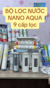 MÁY LỌC NƯỚC CÔNG NGHỆ NANO -AQUA 9 CẤP LỌC CÓ ĐÈN UV 11 TIỆT TRÙNG KHÔNG NƯỚC THẢI.(SHOP CÓ CHIA PHÂN LOẠI SẢN PHẨM).