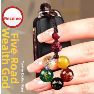 YD | Wealth Attraction Keychain Car Charm Zodiac Design