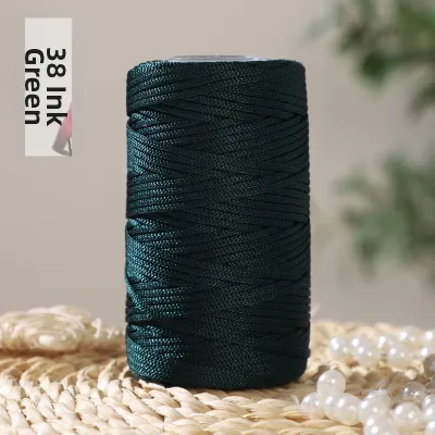 Mid Thick Cool Hemp Lustrous Hollow Yarn